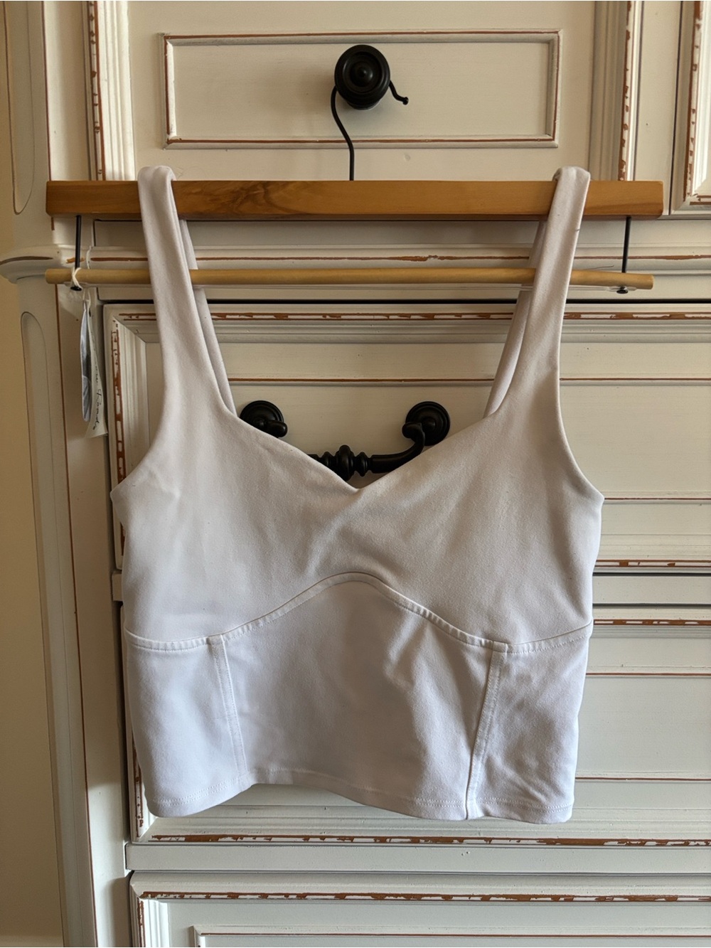 Abercrombie and fitch Women’s White Cropped Tank Top size S